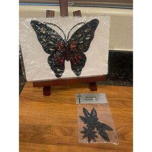 Sew-On Clothing large butterfly appliqué